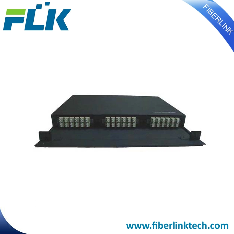 Fiber Optic 4u MPO Patch Panel for LC MPO Solution