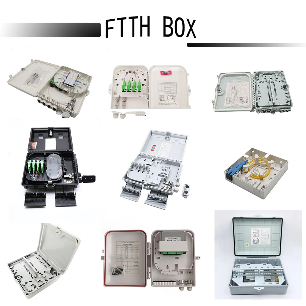 Outdoor IP65 Waterproof 6 8 4 Core FTTH Fiber Optic Termination Distribution Box