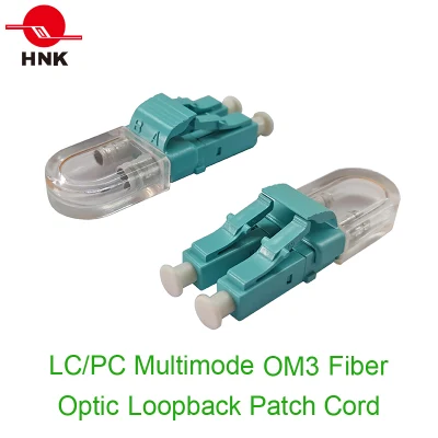 Cordon de raccordement de bouclage à fibre optique multimode Om3 LC/PC