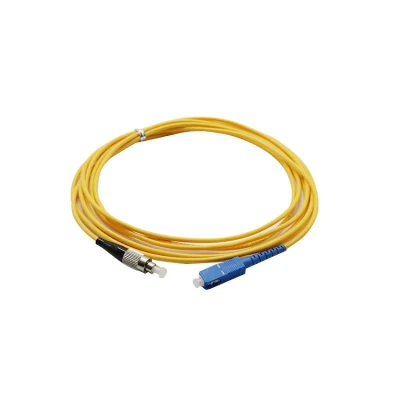 Cordon de raccordement à fibre optique monomode 2.0/ 3.0mm de haute qualité avec connecteur Sc FC LC PVC G652D