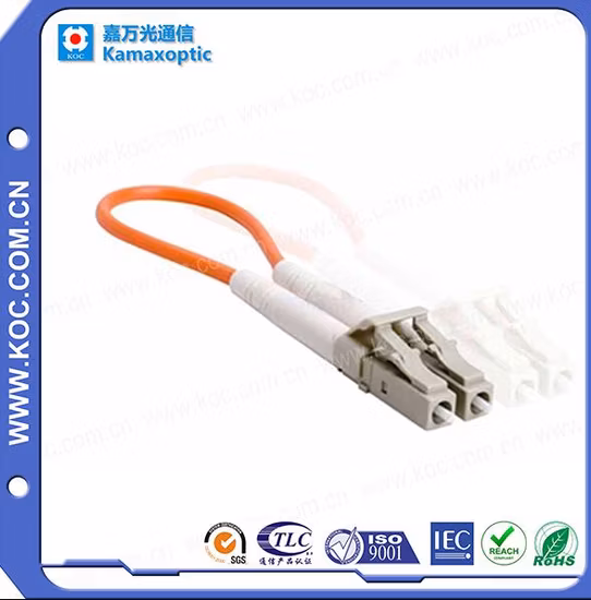 Boucle de retour à fibre optique multimode monomode avec connecteur LC/PC