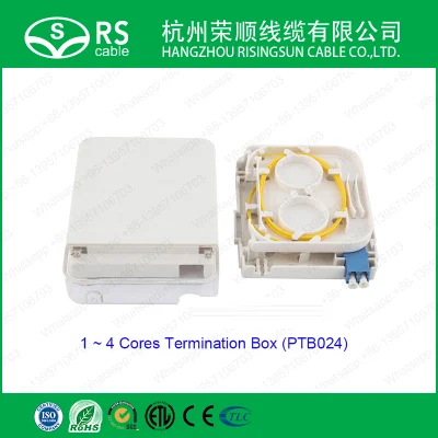 Boîte de terminaison fibre optique 1-4 cœurs 1 port