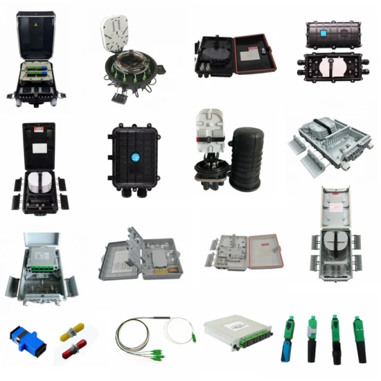 Boîte de distribution de séparateur d'épissure de boîte de terminaison de borne de jonction de boîtier de fibre optique FTTH FTTX