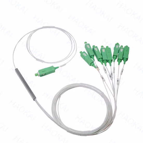 Séparateur PLC de type micro fibre optique FTTH 1X8